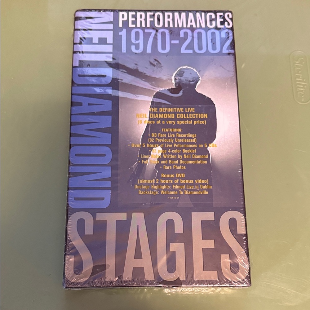 NEIL DIAMOND 1970-2002 Performance CD Set BONUS DVD SEALED  ORIGINAL PACKAGING